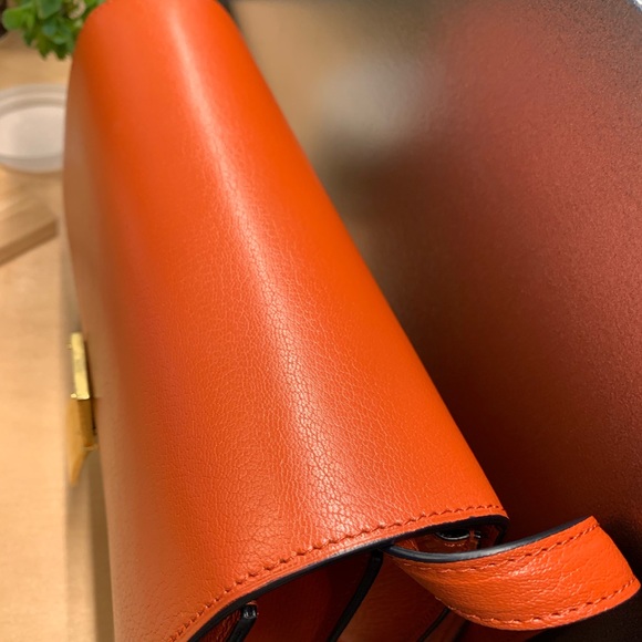 Celine goatskin classic medium box bag - Picture 2 of 8